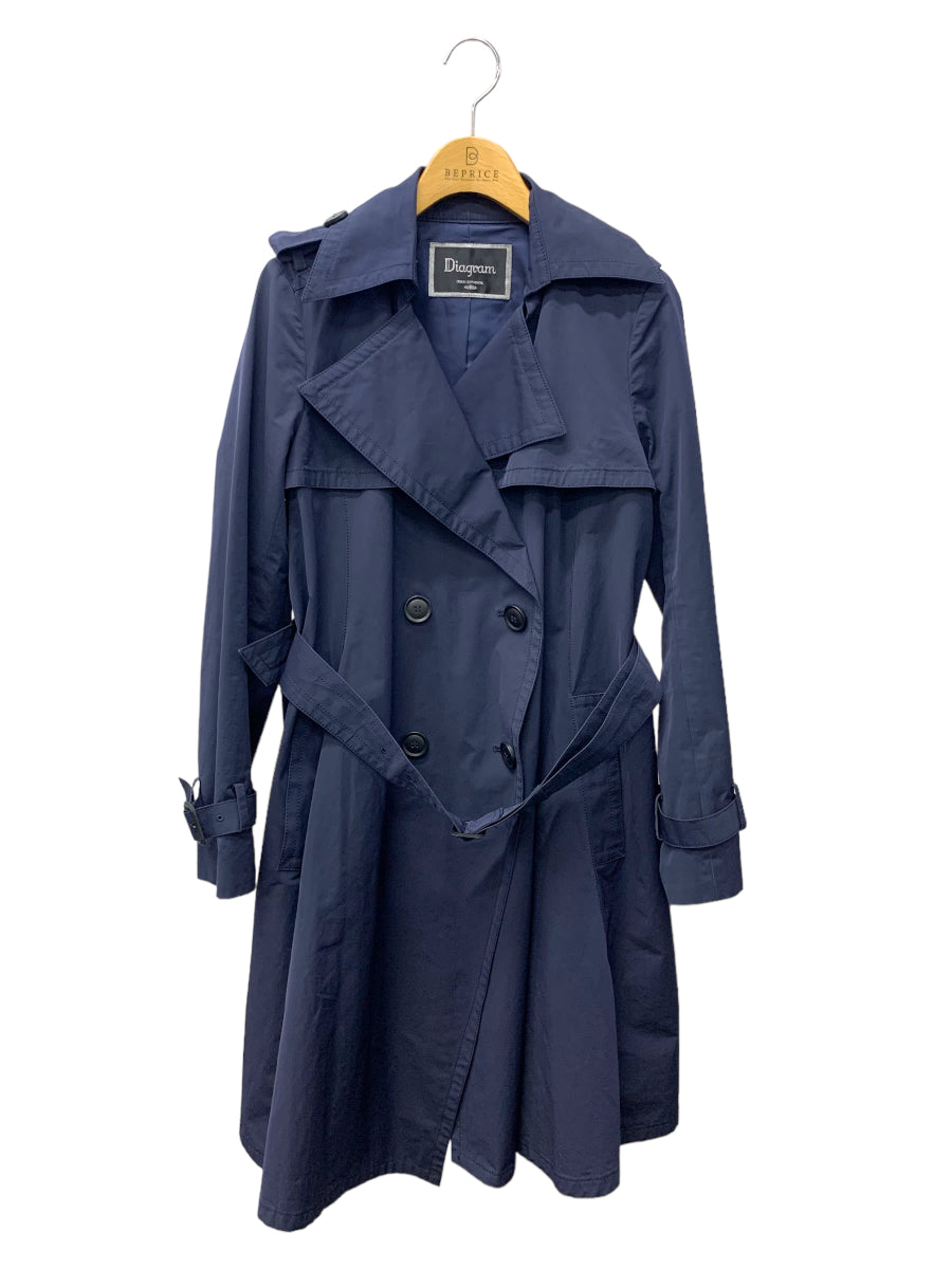 ダイアグラム 35169269 コート 38 ネイビー トレンチコート