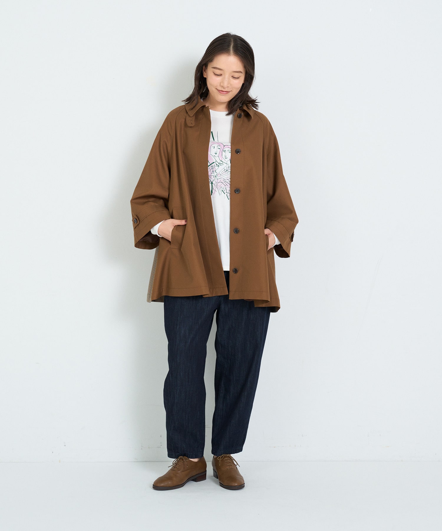 Aラインハーフコート｜BIGI online store - ビギ オンラインストア