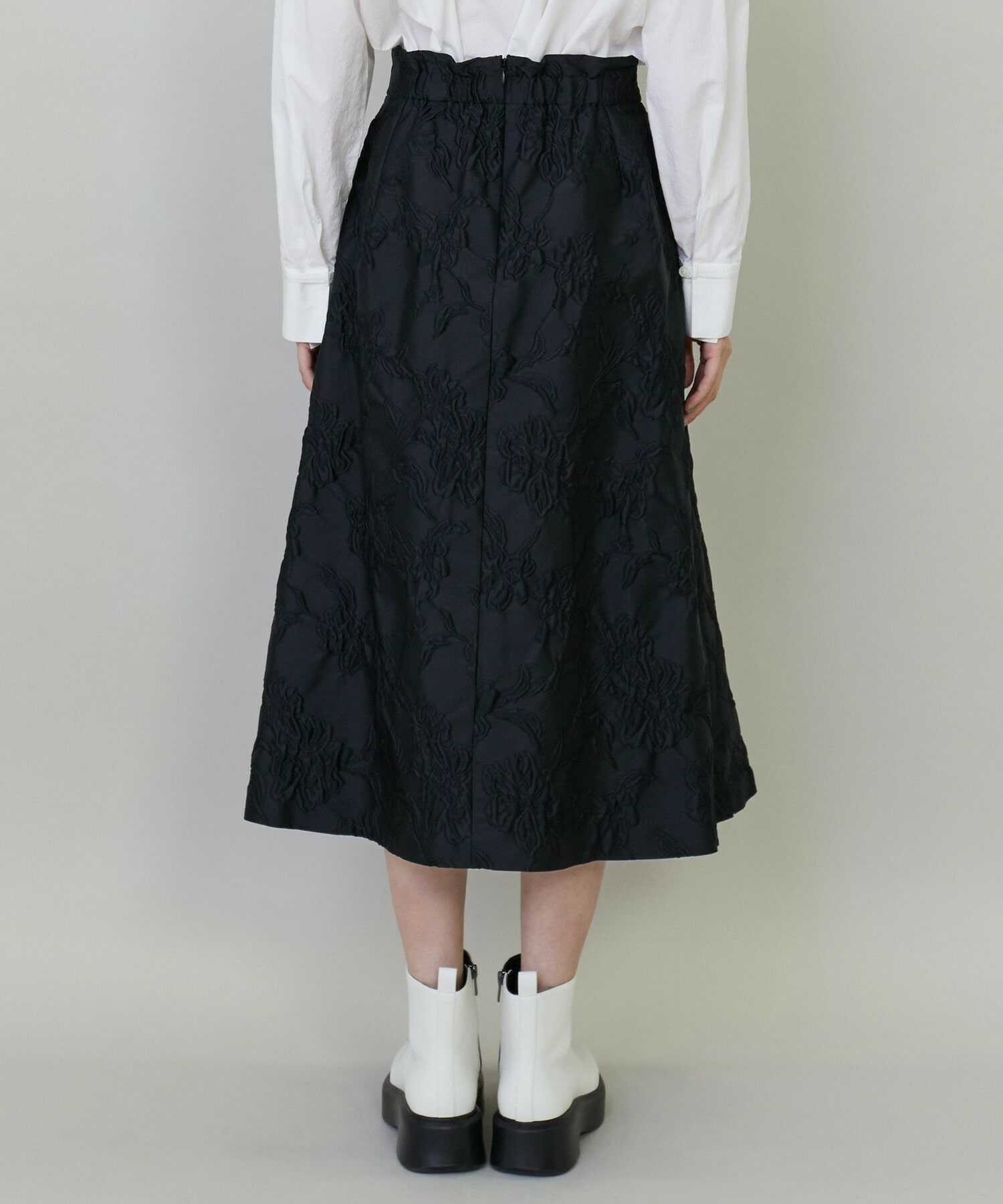 フラワージャガードスカート｜BIGI online store - ビギ オンラインストア
