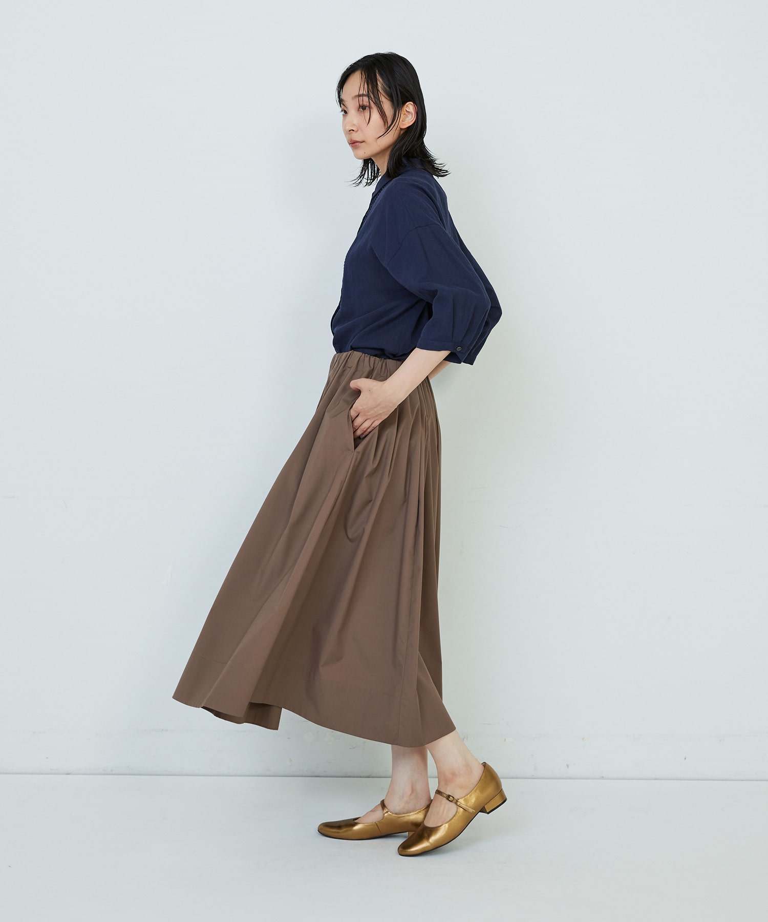 ◇切り替えギャザースカート｜BIGI online store - ビギ オンラインストア