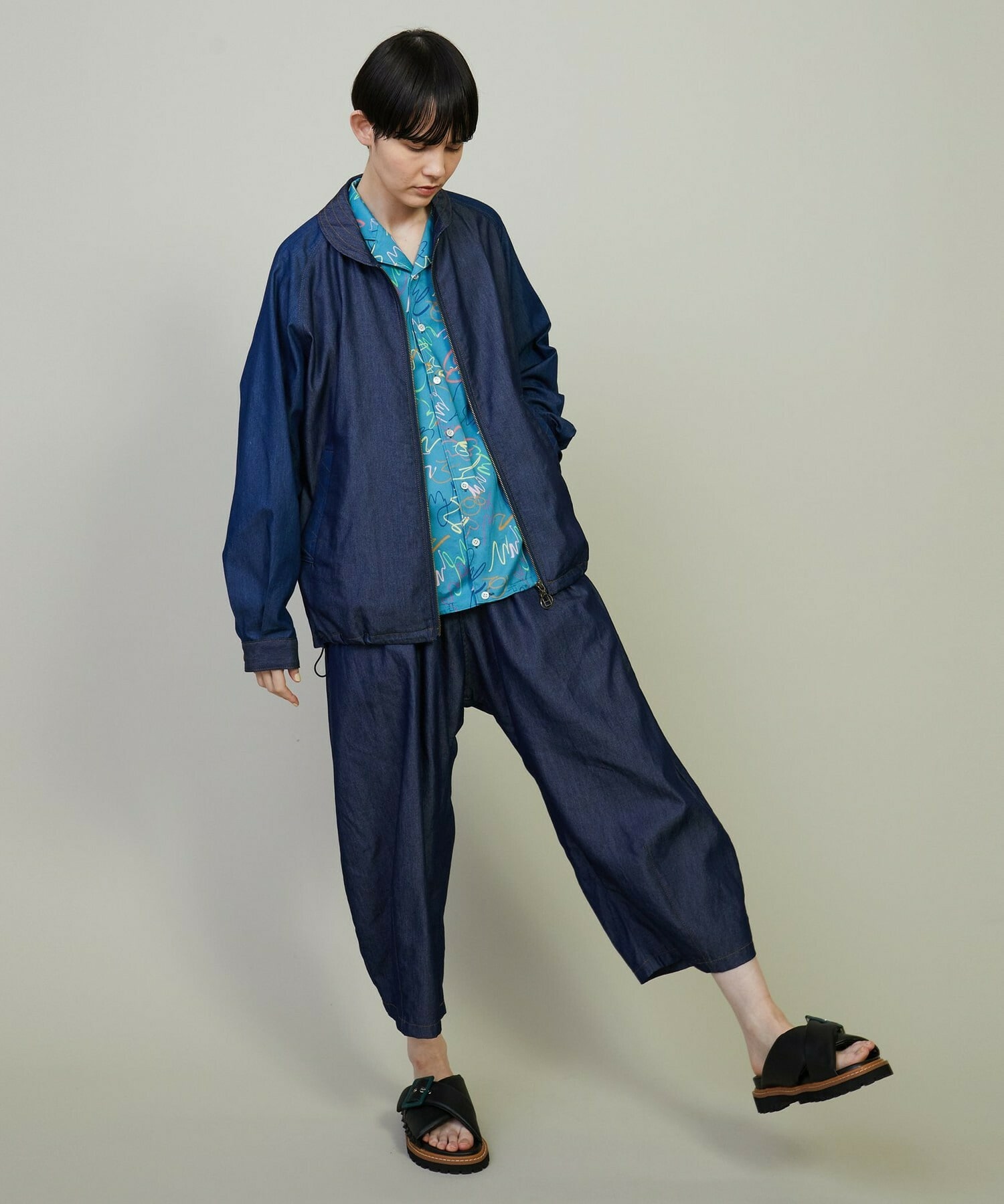 クールデニム サルエルパンツ｜BIGI online store - ビギ オンラインストア