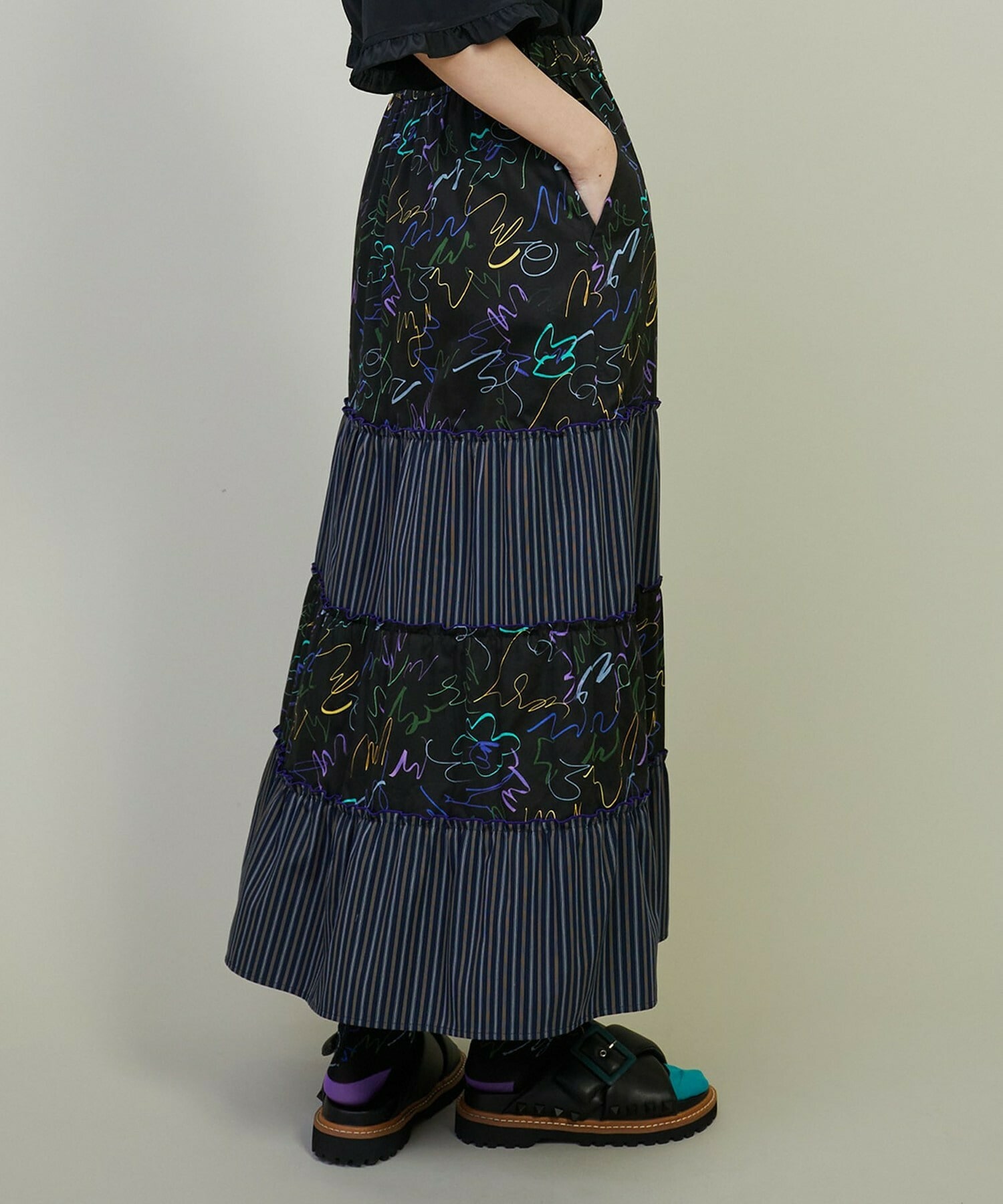 グラッフィー ティアードスカート｜BIGI online store - ビギ