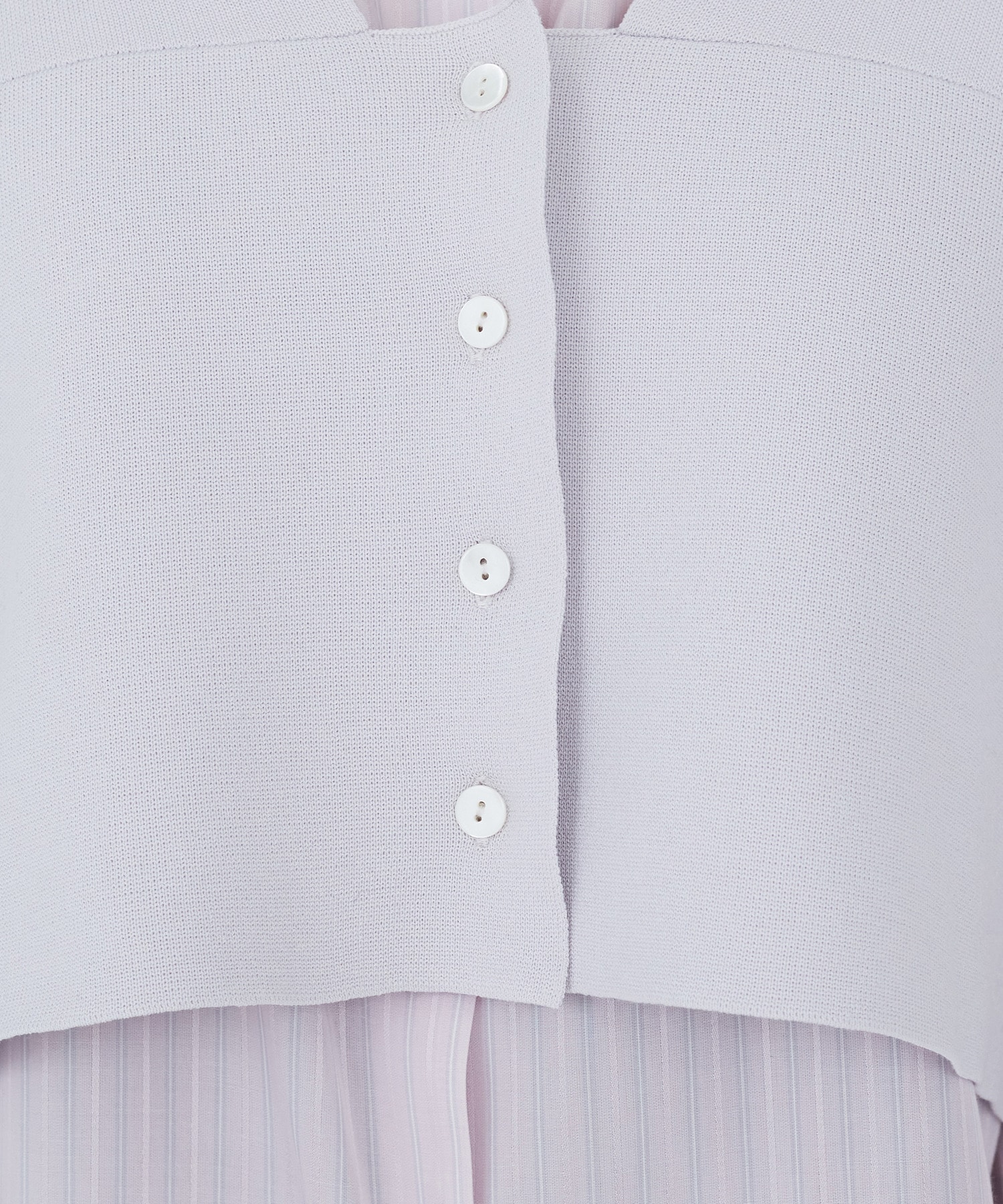 2way】COTTON SURFミラノリブビスチェ風ベスト｜BIGI online store