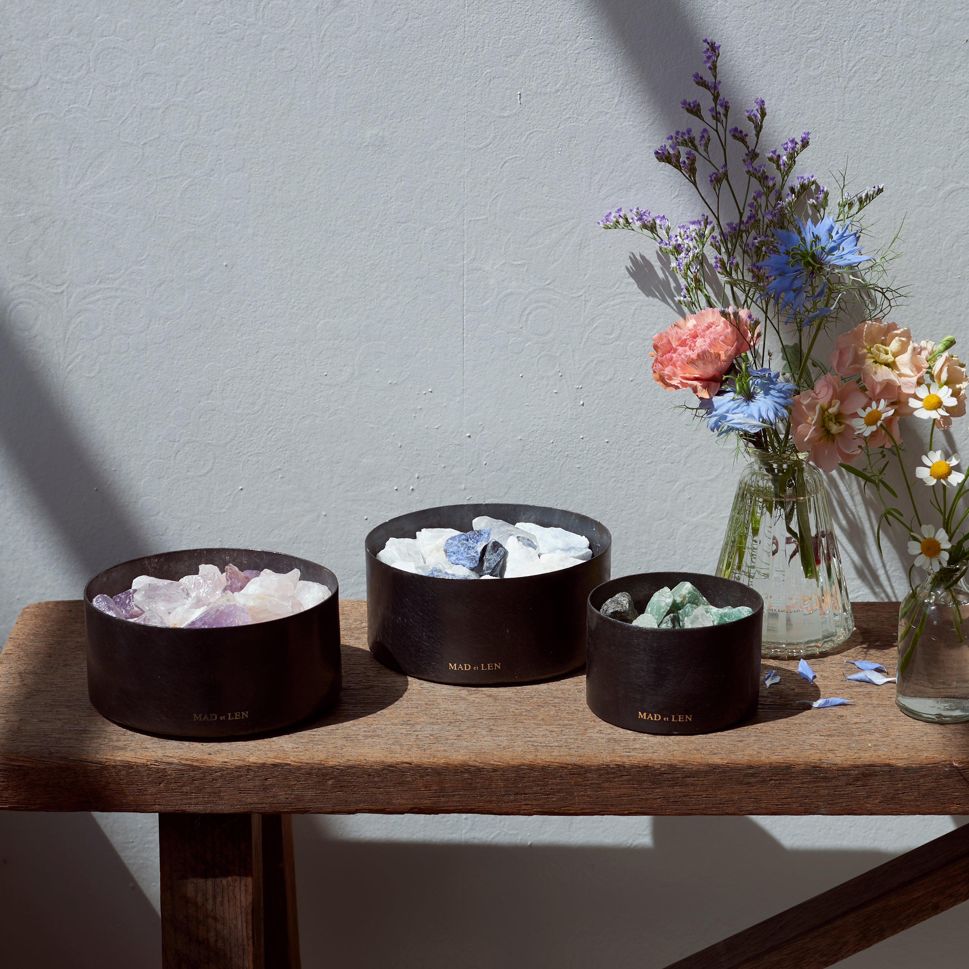 マドエレン ポプリ フラット / ブルー スモール | DOUBLE'H ML STORE