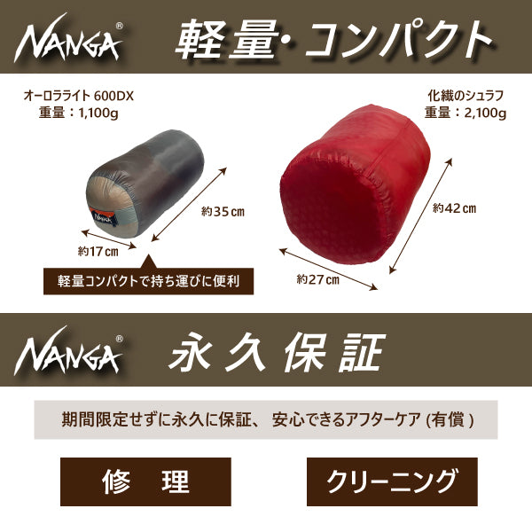 NANGA ( ナンガ ) AURORA light 600 DX オーロラライト 600 DX