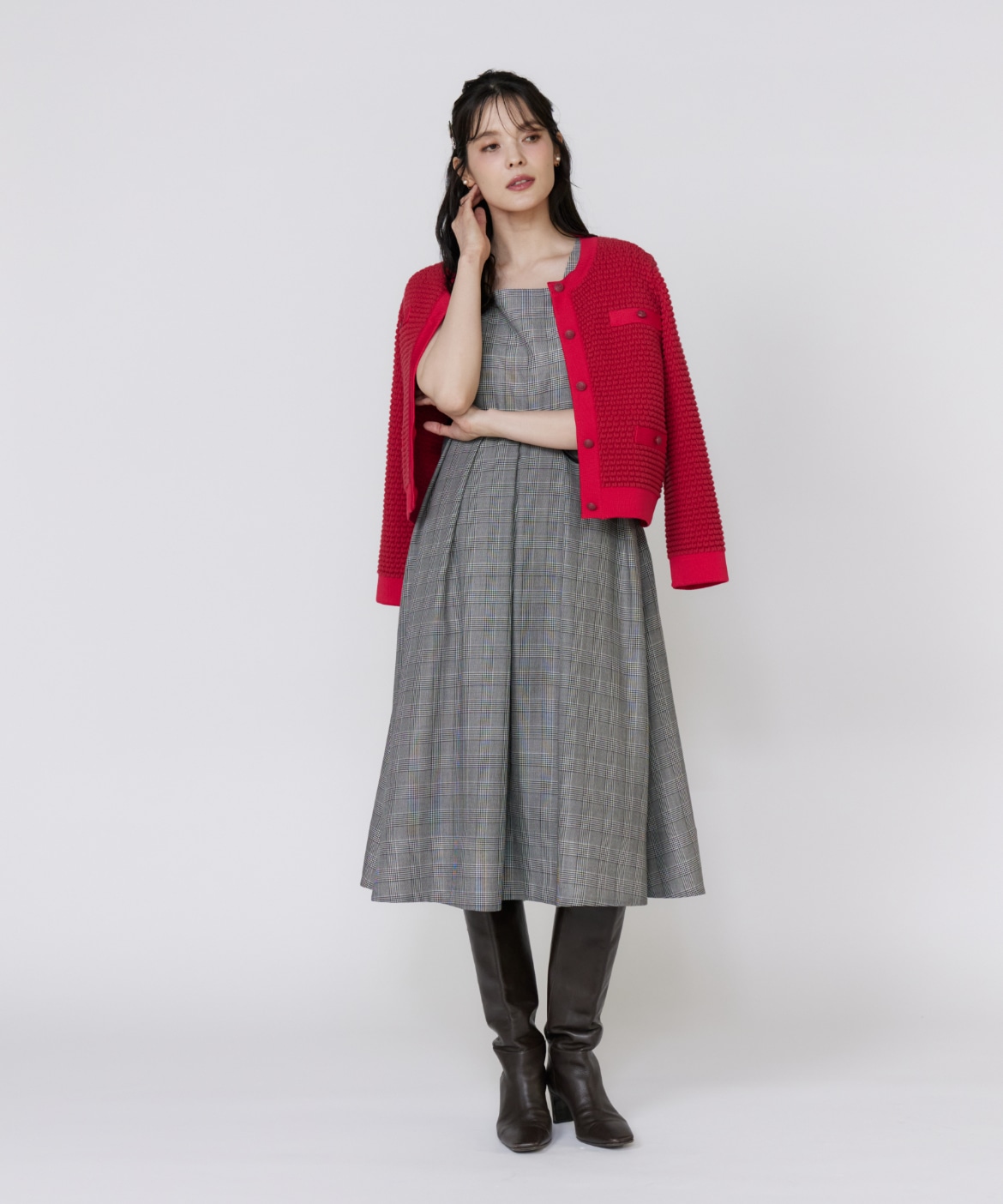 バルキーニットジャケット｜Maglie le cassetto（マーリエ ル カセット