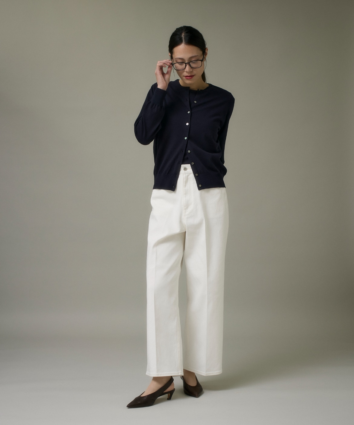 ホワイトデニムワイドパンツ｜DAY by DAY It's international