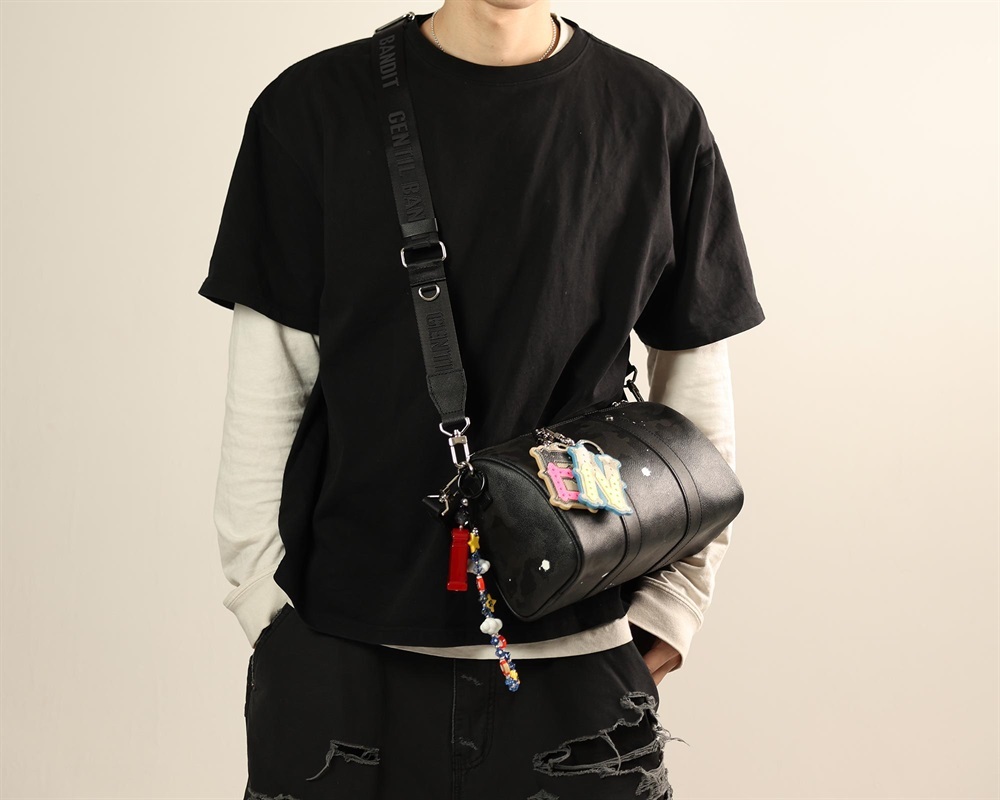 GENTIL BANDIT ミニボストンバッグ ブラックカモ|GENTIL BANDIT 公式