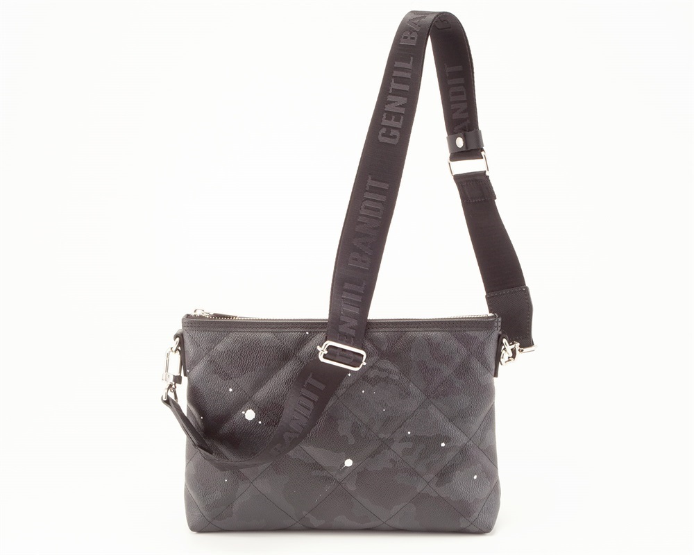 GENTIL BANDIT キルティングクロスボディ ブラックカモ|GENTIL BANDIT