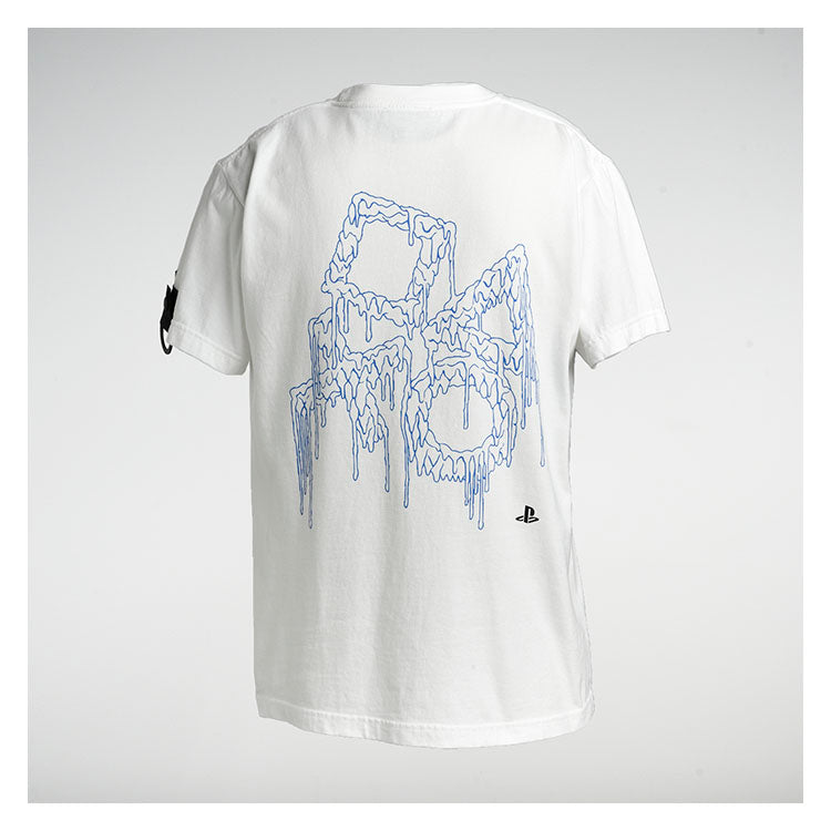 スプレーアート ユーズド加工 プリントTシャツ / PlayStation – GRAPHT