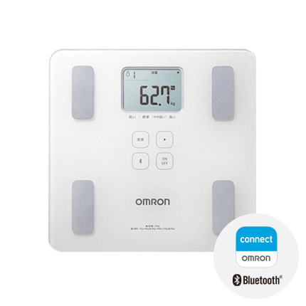 体重体組成計 HBF-228T-SW カラダスキャン シャイニーホワイト