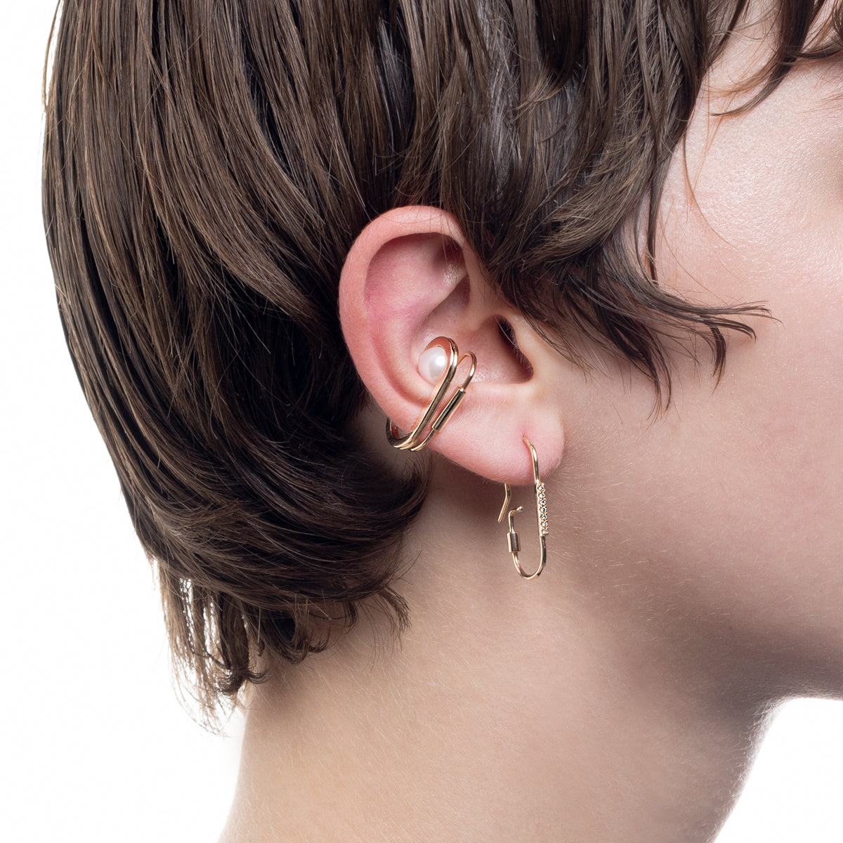 MIRÓ ダイヤモンド ピアス