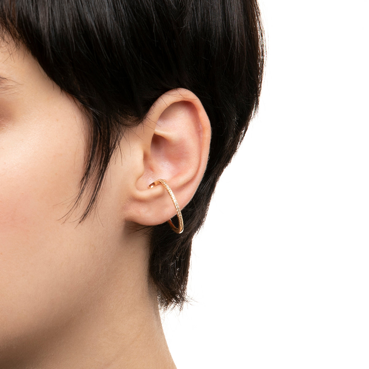 GOSSAMER ダイヤモンド イヤーカフ M サイズ