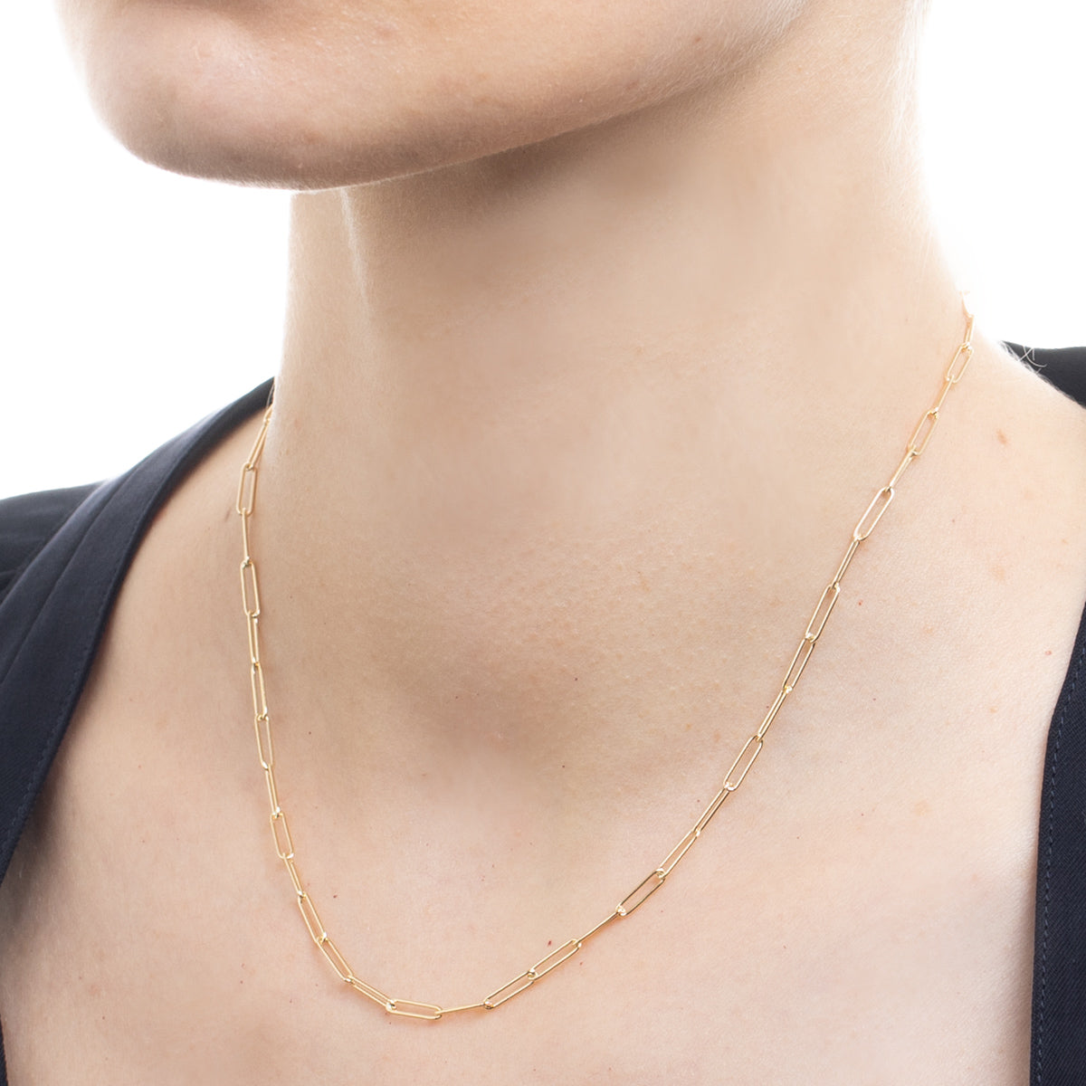 K18 ALL ABOUT BASICS ラダー チェーン ネックレス