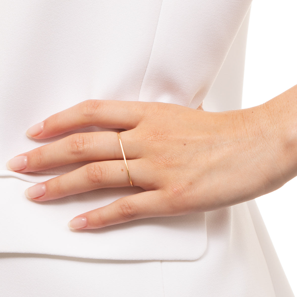 K18 ALL ABOUT BASICS ダブル フィンガー リング