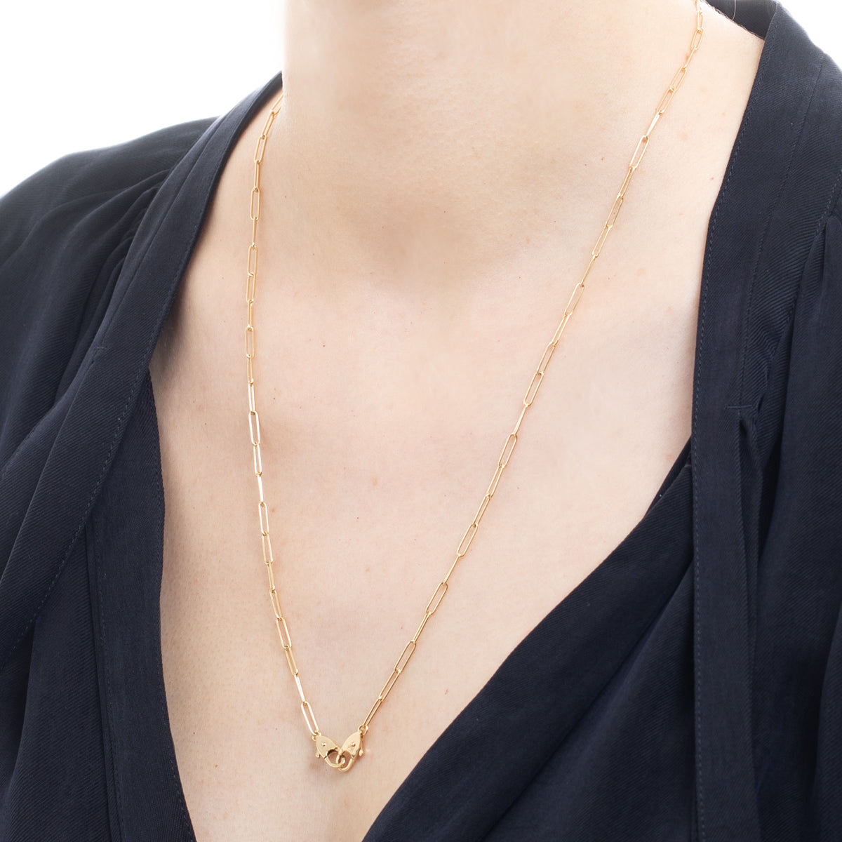 K18 ALL ABOUT BASICS ラダー チェーン ネックレス