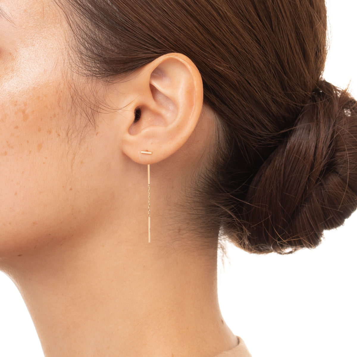 ALL ABOUT BASICS トグルチェーン ピアス