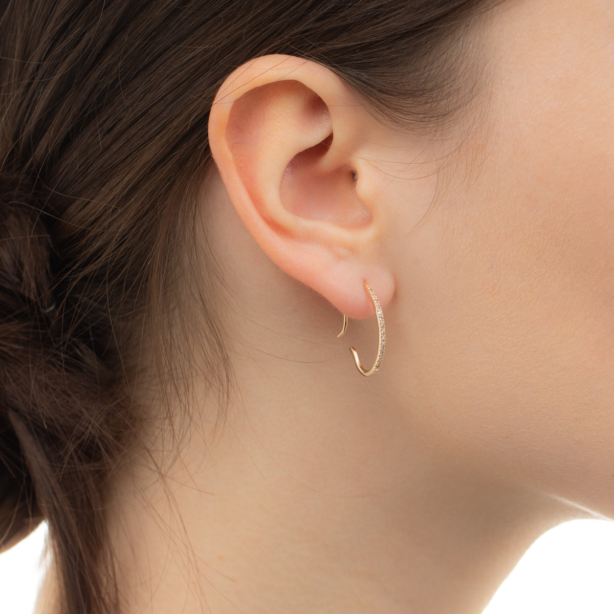 GOSSAMER ダイヤモンド ピアス Sサイズ