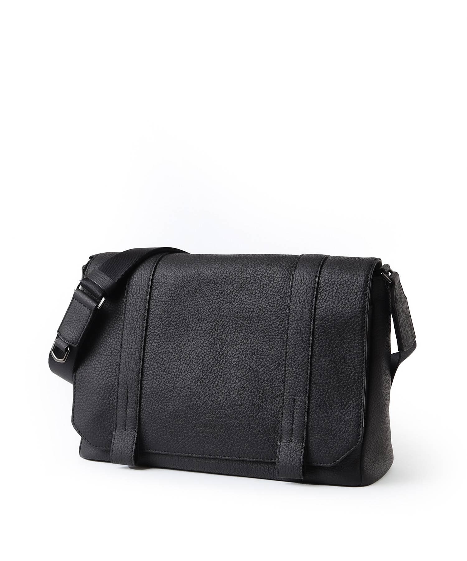 FUJITAKA / フジタカ アルタ かぶせ レザーショルダーバッグ A4