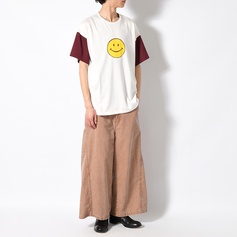 SMILE 2TONE T-SHIRT -2.COLOR- | IN ONLINE STORE