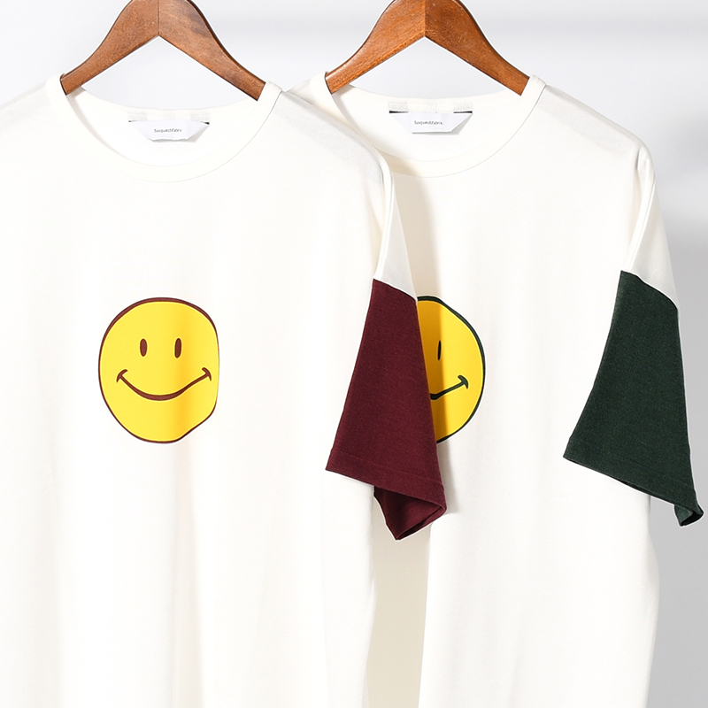 SMILE 2TONE T-SHIRT -2.COLOR- | IN ONLINE STORE