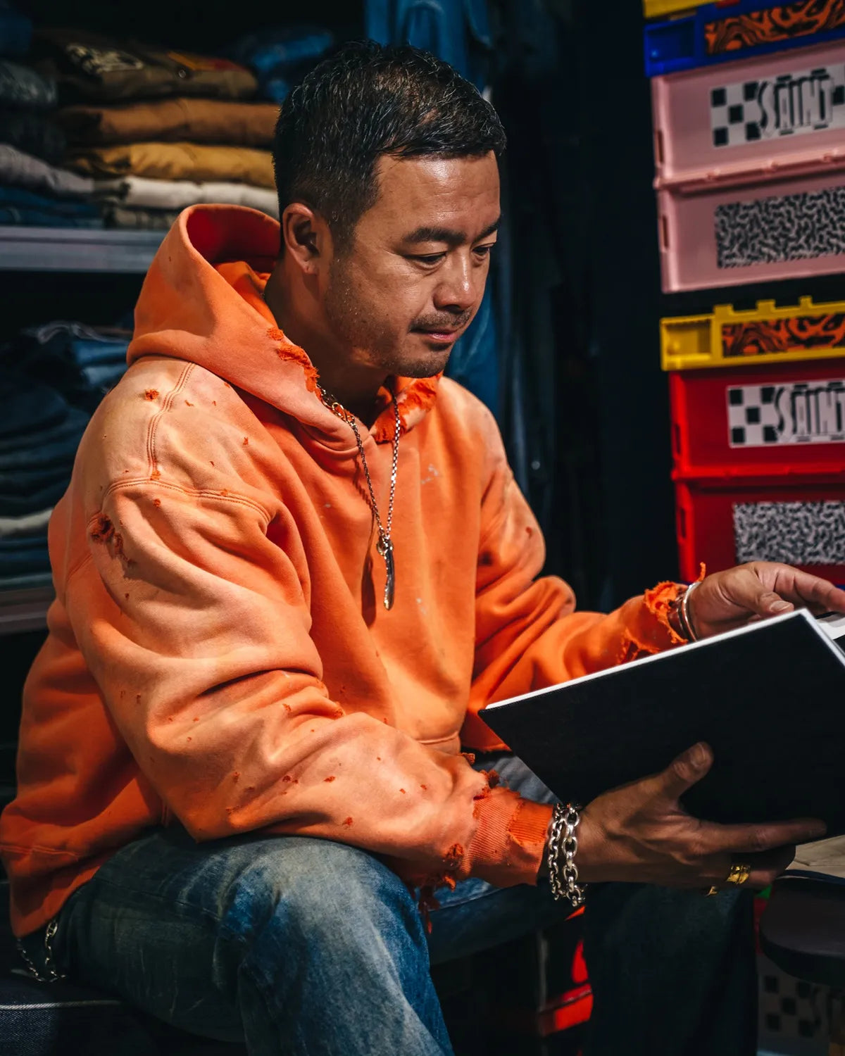 SAINT M×××××× (セントマイケル) / × BerBerJin / BB_DBL FACE HOODIE