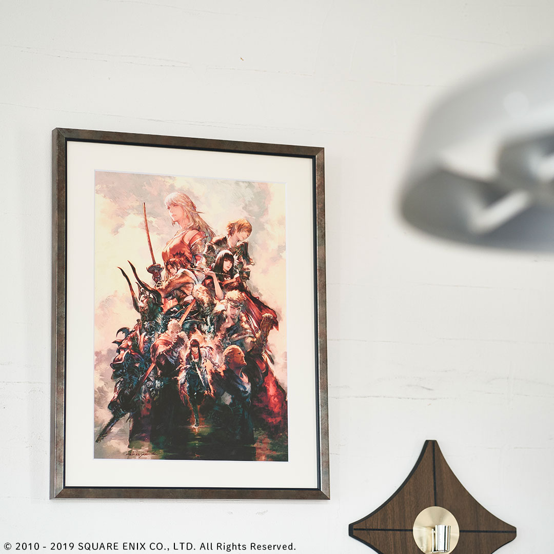 ファイナルファンタジーXIV 複製原画『紅蓮の群像』 | スクウェア