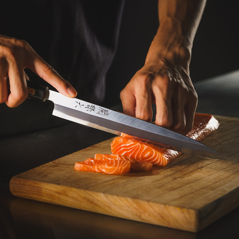 関孫六 青紙鋼（青紙2号） 柳刃 210mm: キッチン用品｜貝印公式