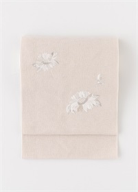 やまと可憐ゆかた チューリップとかすみ草 灰緑色（お取り寄せ品