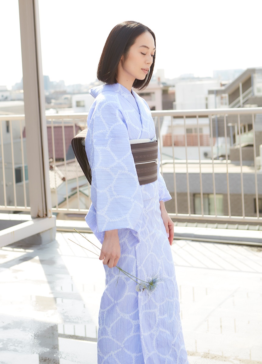 ゆかた 有松鳴海絞り 彩雲の紫陽花 | 浴衣 | やまとオンラインストア