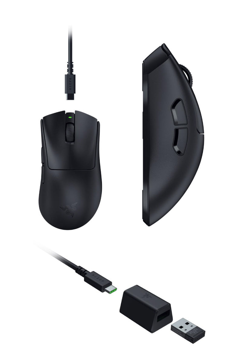 Razer DeathAdder V3 HyperSpeed 有線 / 2.4GHz ワイヤレス 両対応