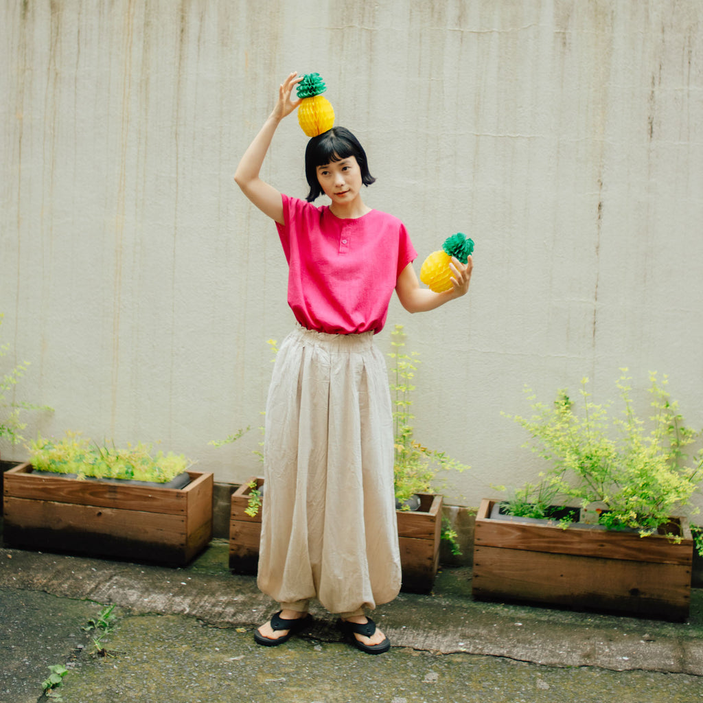 ヂェン先生の日常着 バルーンパンツ ｜くらすこと公式オンラインストア