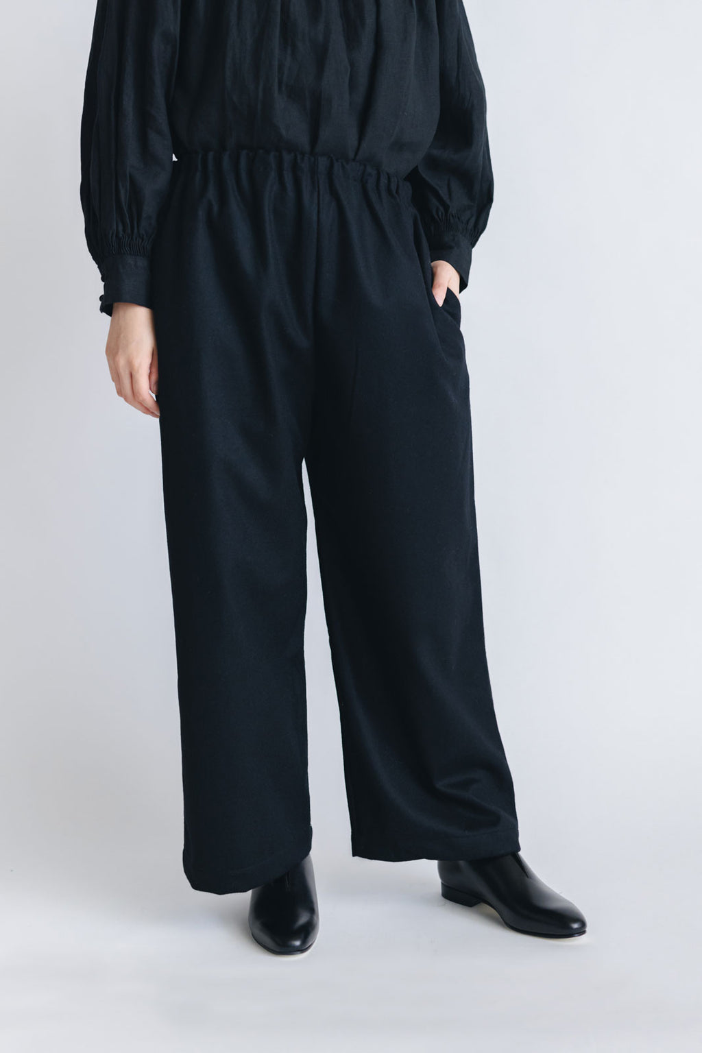 pot and tea ウールワイドパンツ ｜くらすこと公式オンラインストア