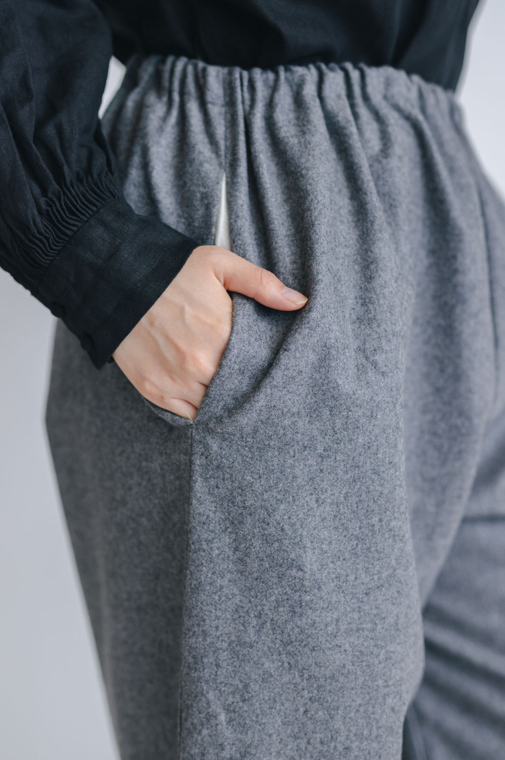 pot and tea ウールワイドパンツ ｜くらすこと公式オンラインストア