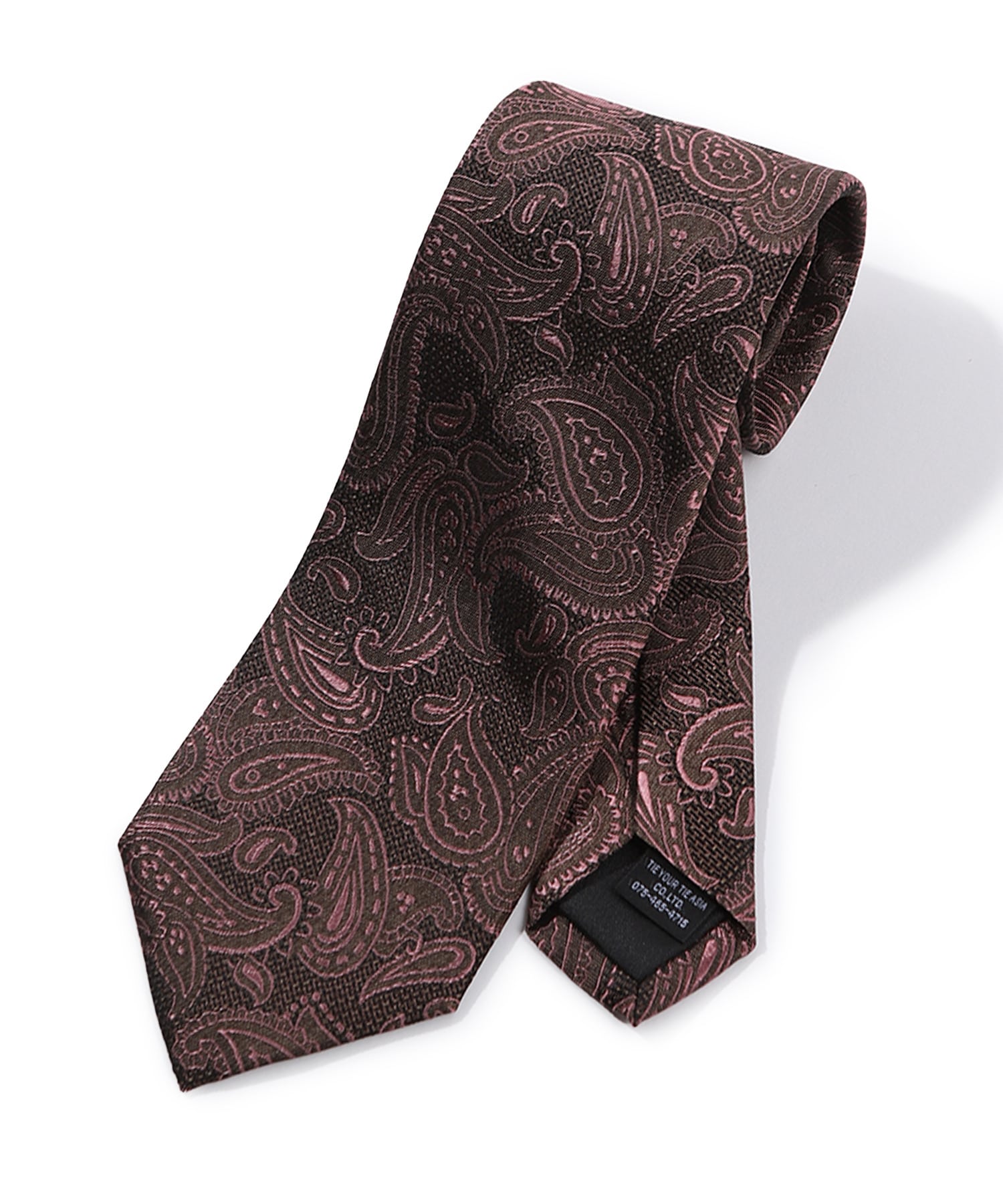 TIE YOUR TIE/タイユアタイ】ヴィンテージペイズリー柄ネクタイ
