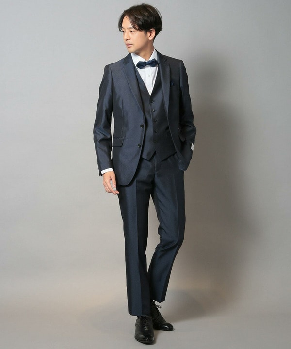NARROWブライトナローストライプスーツ（同素材ベストあり）｜メンズ