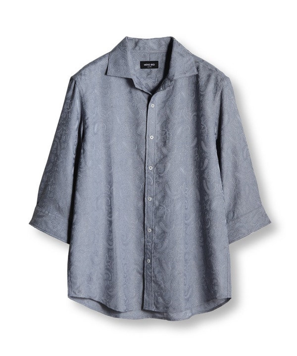 ペイズリージャガード七分袖シャツ｜メンズファッション通販 MEN'S