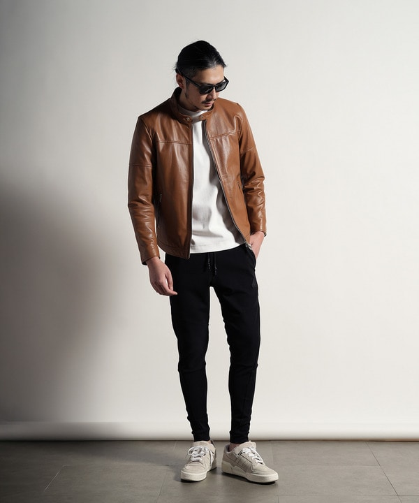 イタリアラムレザーシングルライダース｜メンズファッション通販 MEN'S