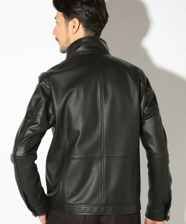 ラムレザースタンドカラージャケット｜メンズファッション通販 MEN'S