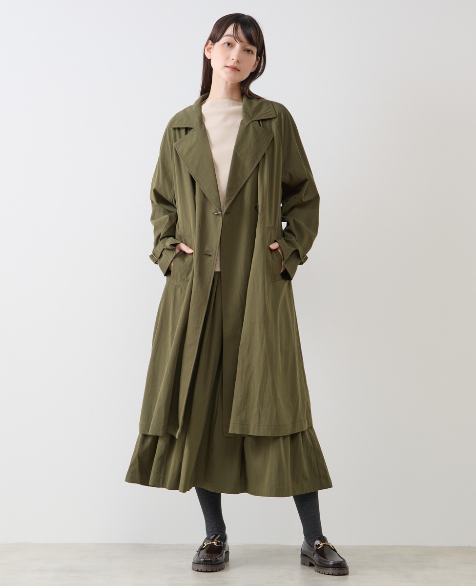 ナイロントレンチコート｜LOGEMENT DE CLAIRE（ロジュモンドクレール
