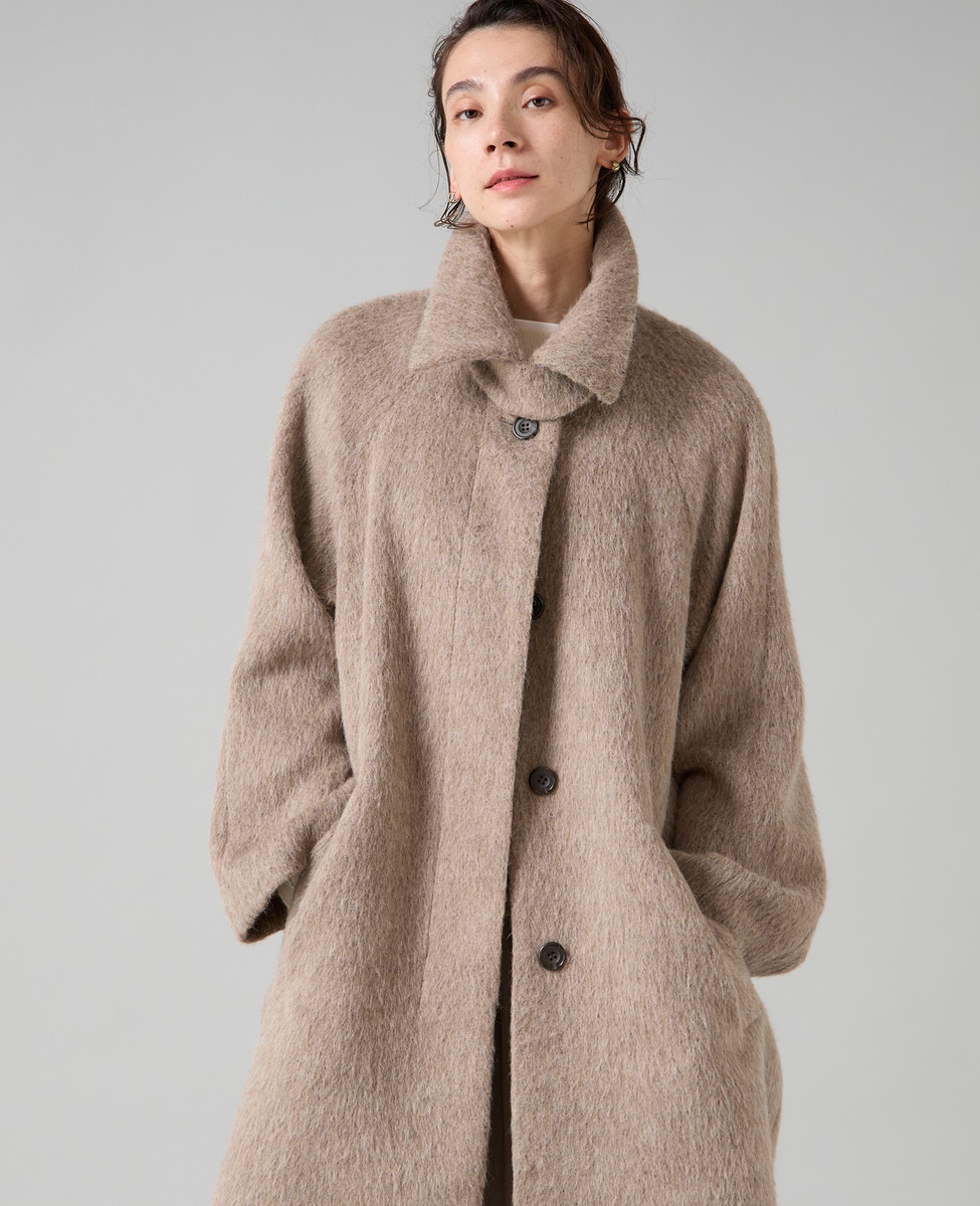 シャギーステンカラーコート｜Liesse（リエス）｜商品詳細｜メルローズ