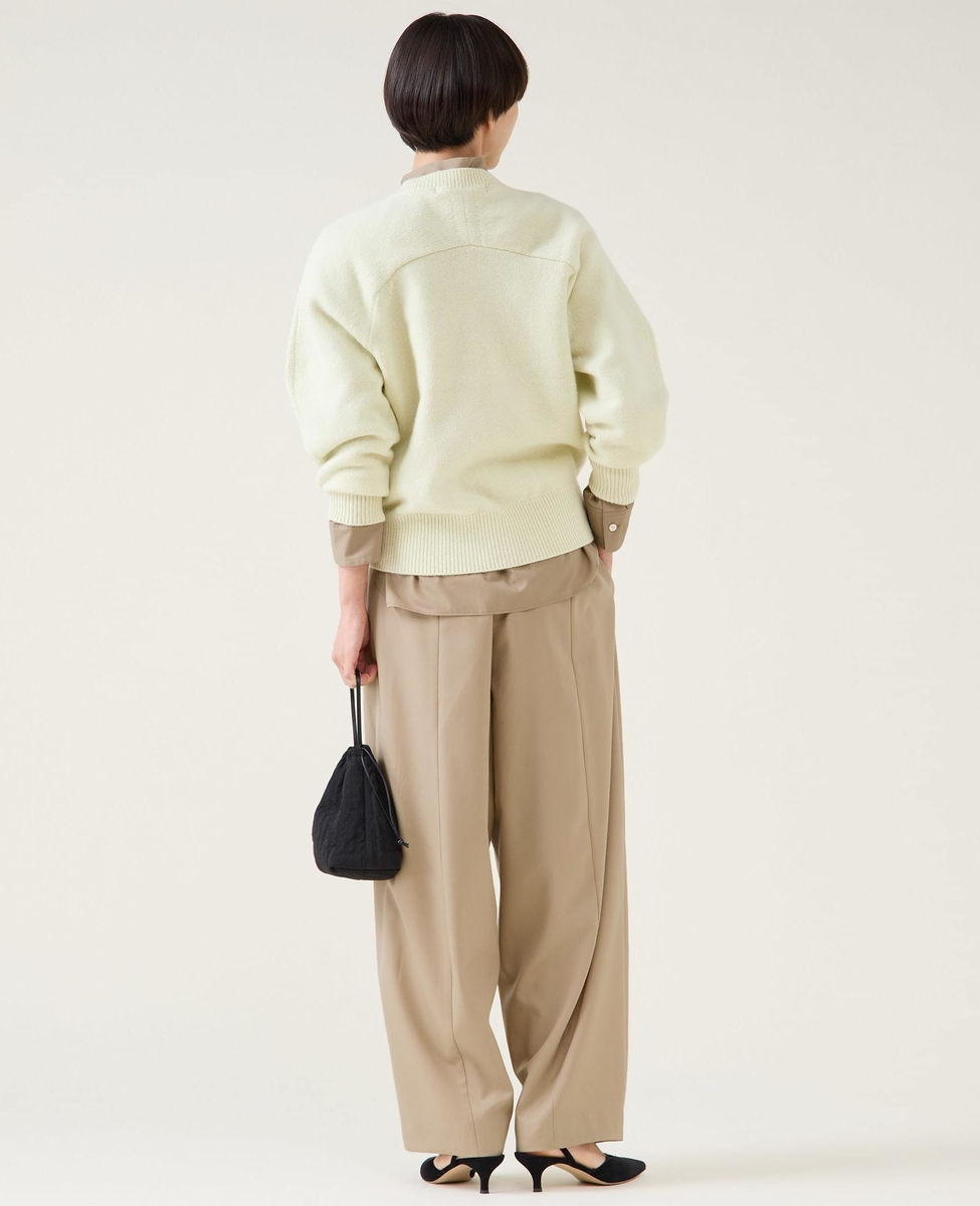 カシミヤミックスVネックプルオーバー｜martinique（マルティニーク