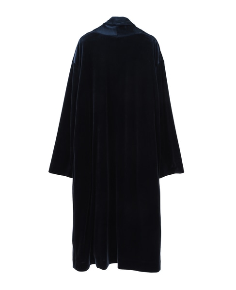 ベロアジャージショールカラーコート｜PLAIN PEOPLE（プレインピープル