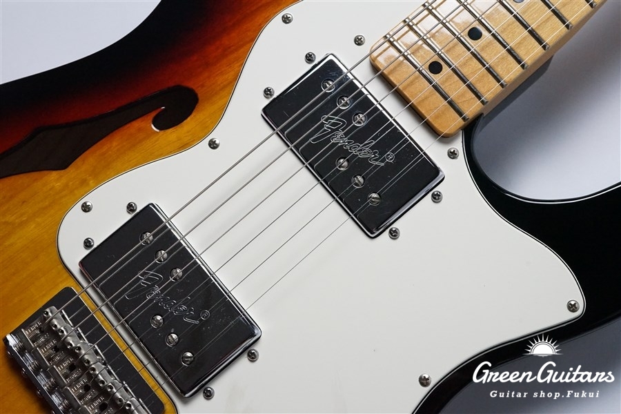 Fender Mexico Classic Player Telecaster Thinline Deluxe - 3-tone