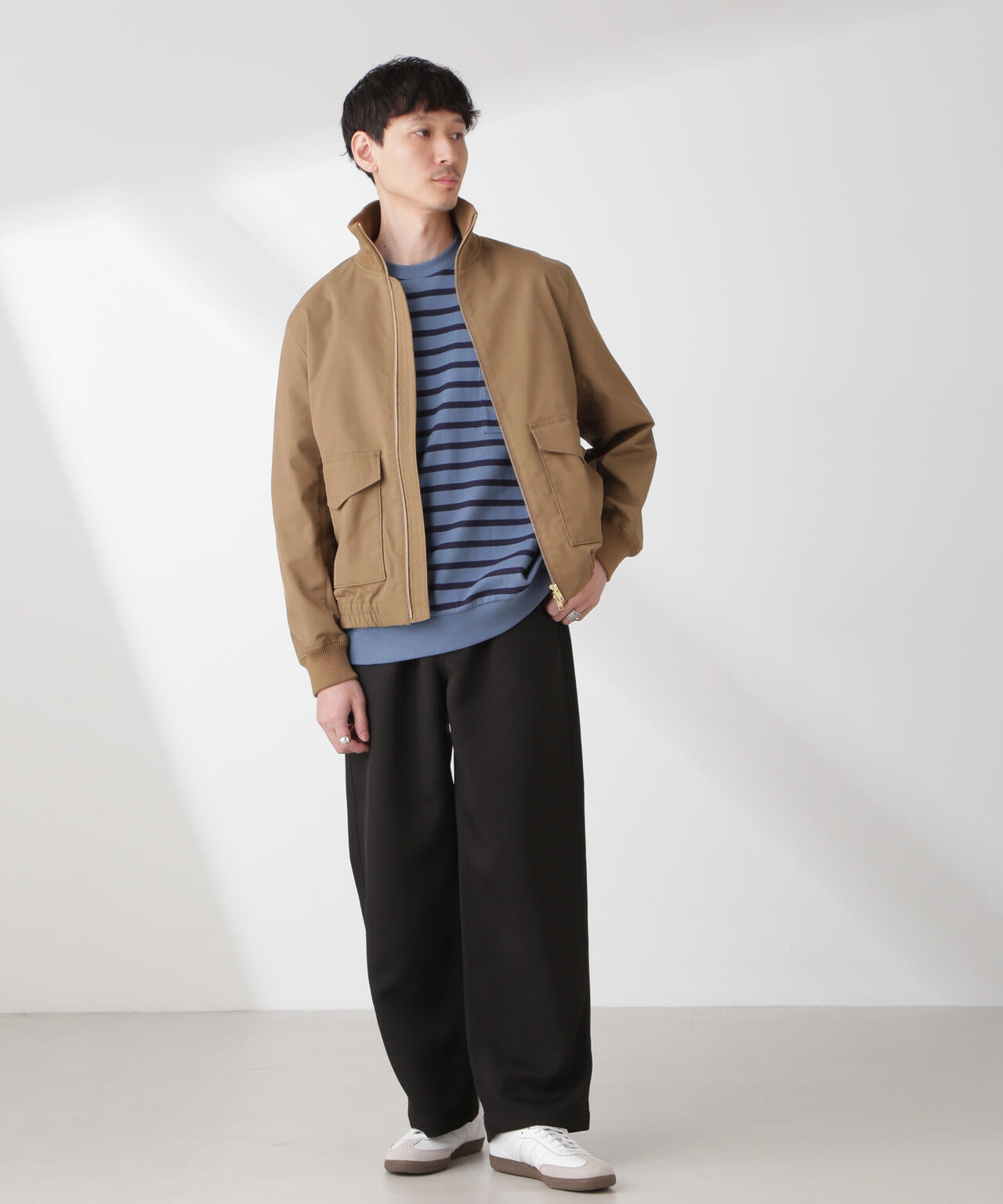 トリプルクロス バレルレッグ パンツ (セットアップ可)