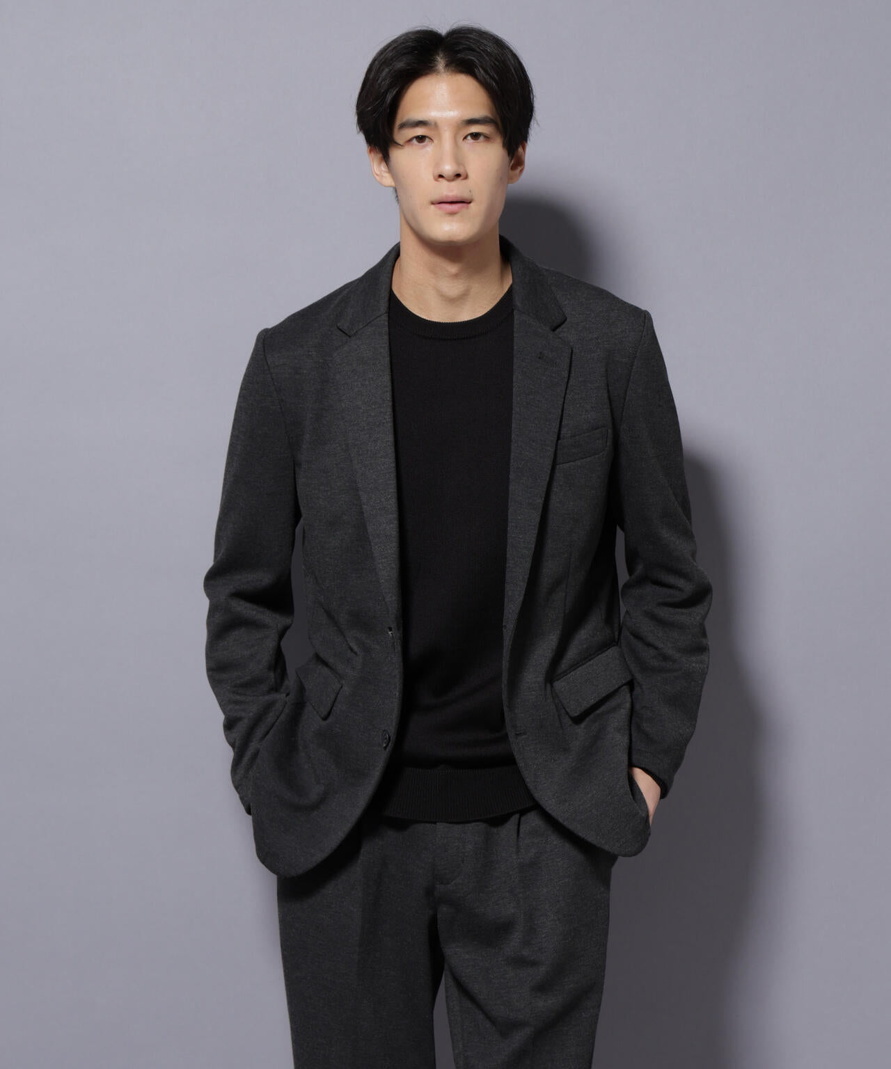 大人気セットアップ】「Damerino」ポンチストレッチセットアップ