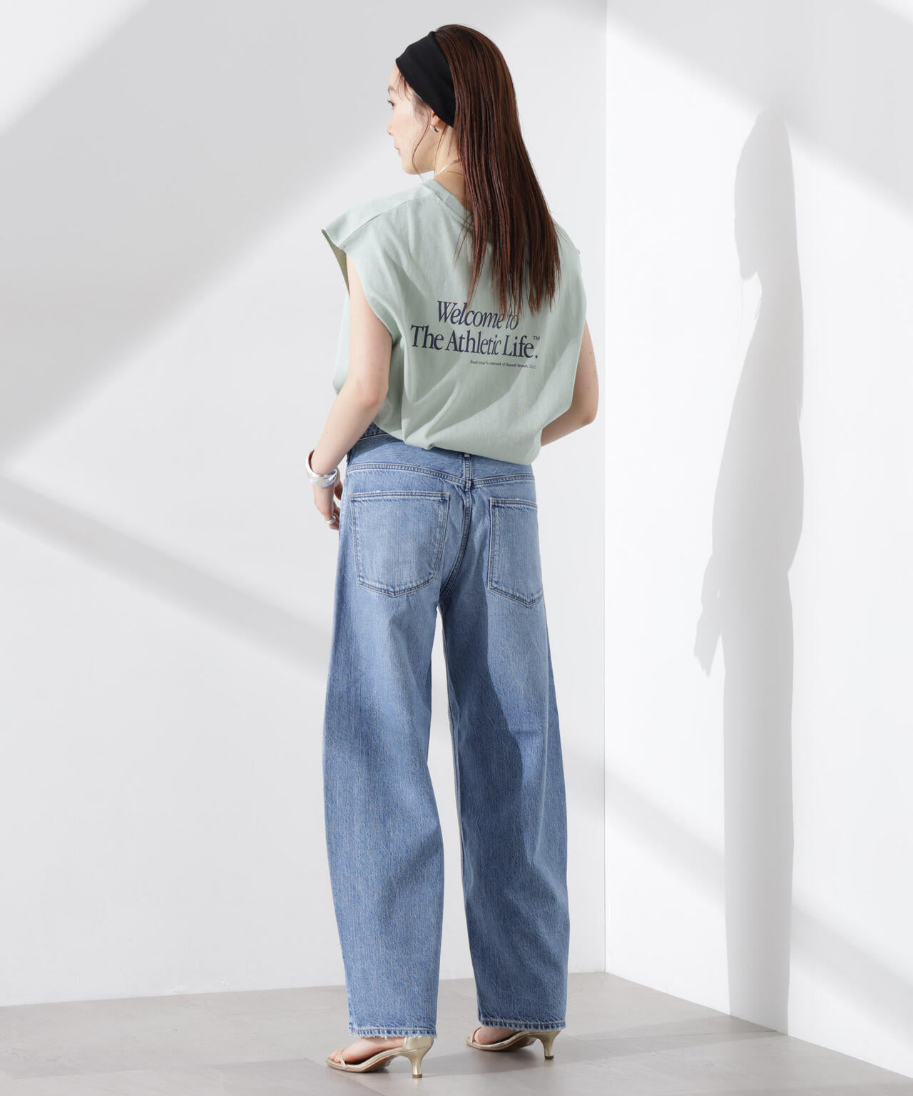 upper hights /THE DONA ミッドライズバルーン デニム