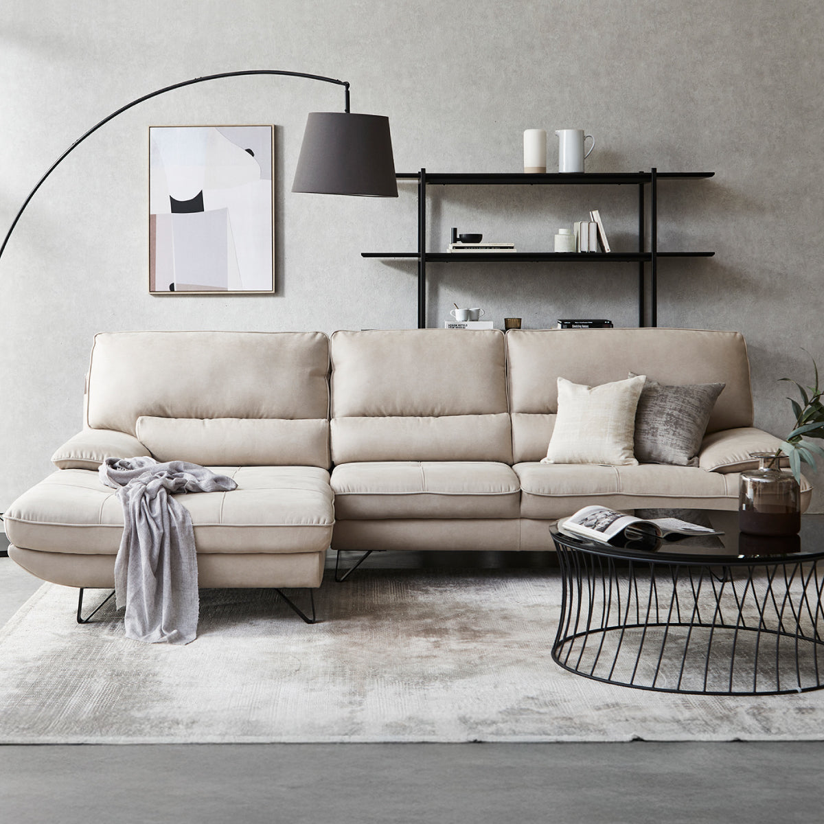 ムラーノ 左スモールカウチソファ 幅240cm ｜ RELAX FORM®/リラックス