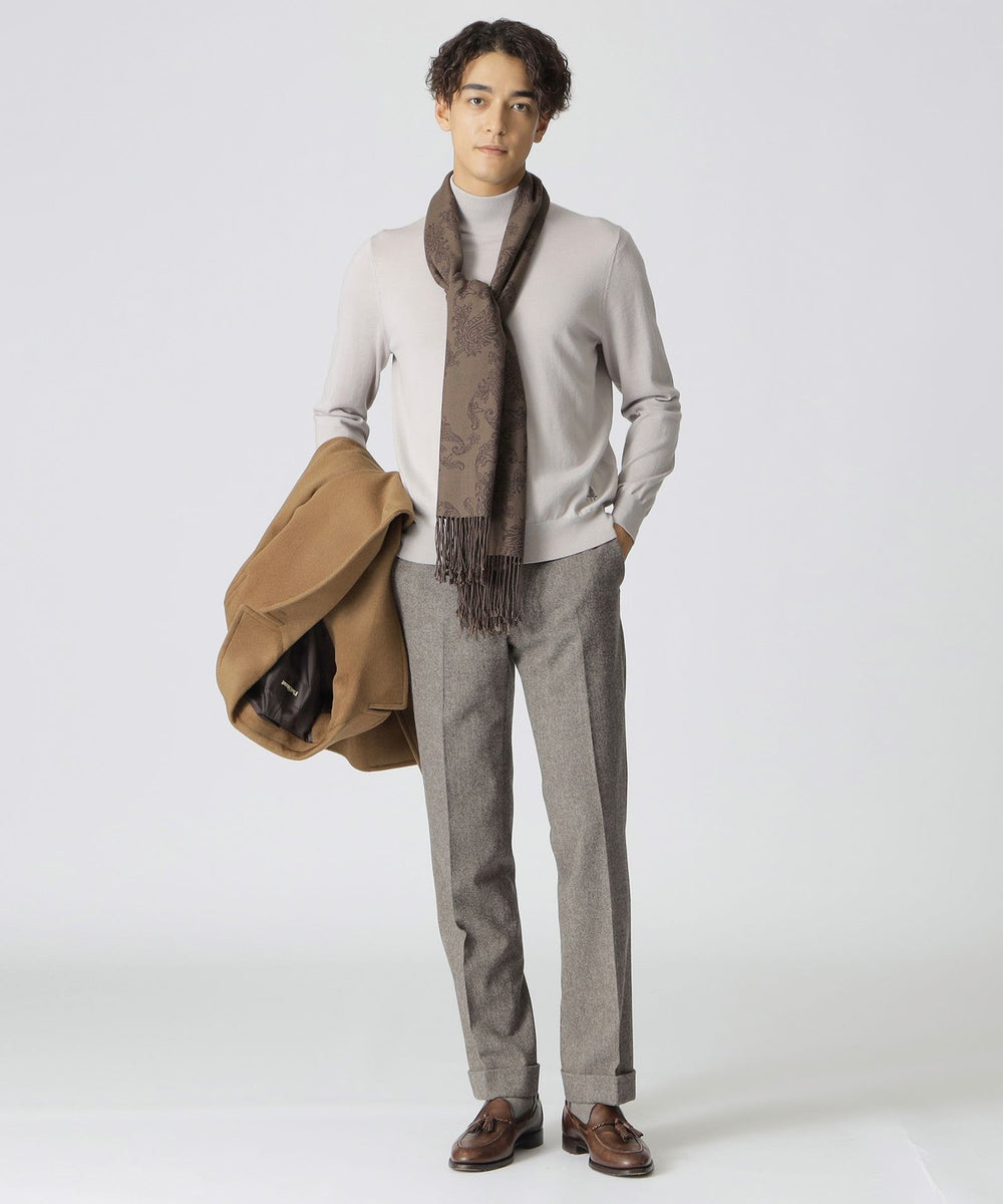 Nikkei magazin掲載】3面ブックタイプストール ペイズリー(マフラー