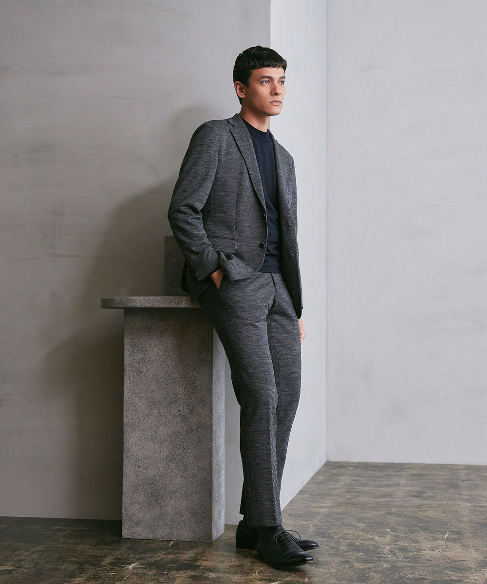 STUART'S TRAVELER」 バーズアイジャージースラックス(パンツ)｜Paul